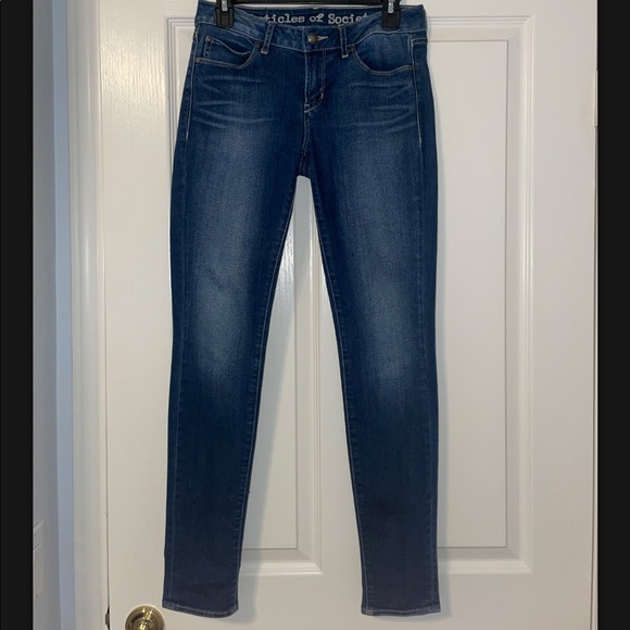 Articles Of Society Dark Wash Vintage Skinny Jeans - Picture 1 of 2